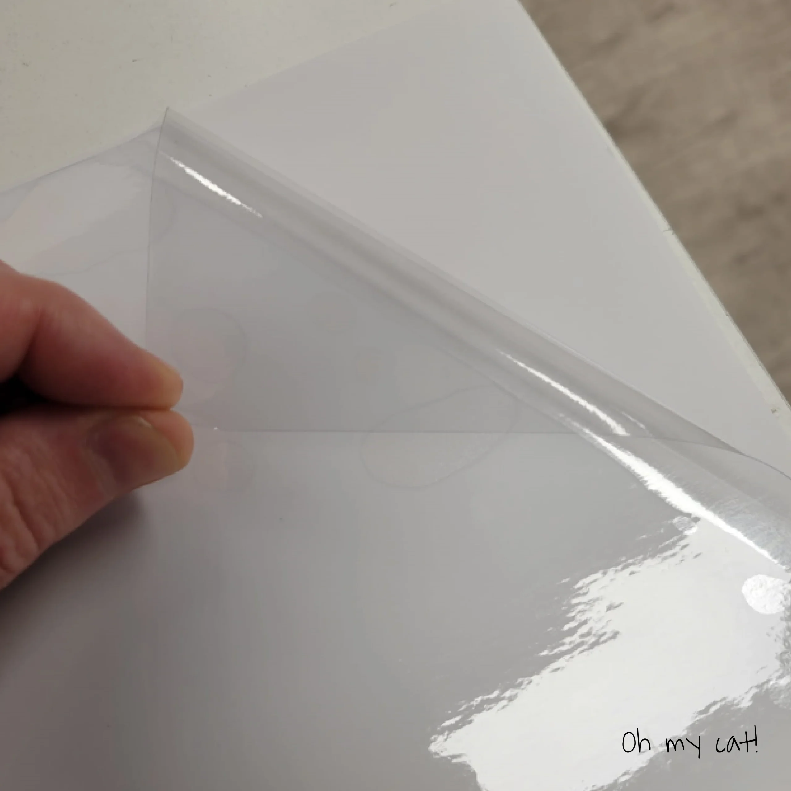 Protector para sillón de PVC adhesivo x 4 - Imagen 2