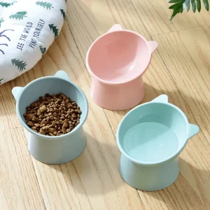 Comedero elevado para gatos