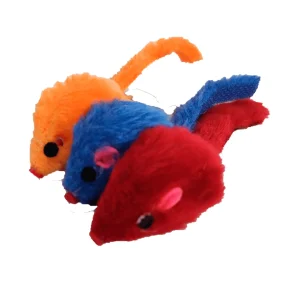 3 Ratones de peluche