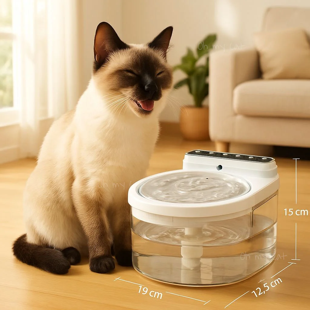 Fuente para Gatos Inalámbrica 3L con Sensor de Movimiento